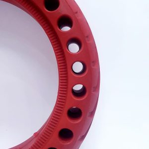 Rueda maciza roja para Patinetes Xiaomi M365/PRO 8,5 Pulgadas.